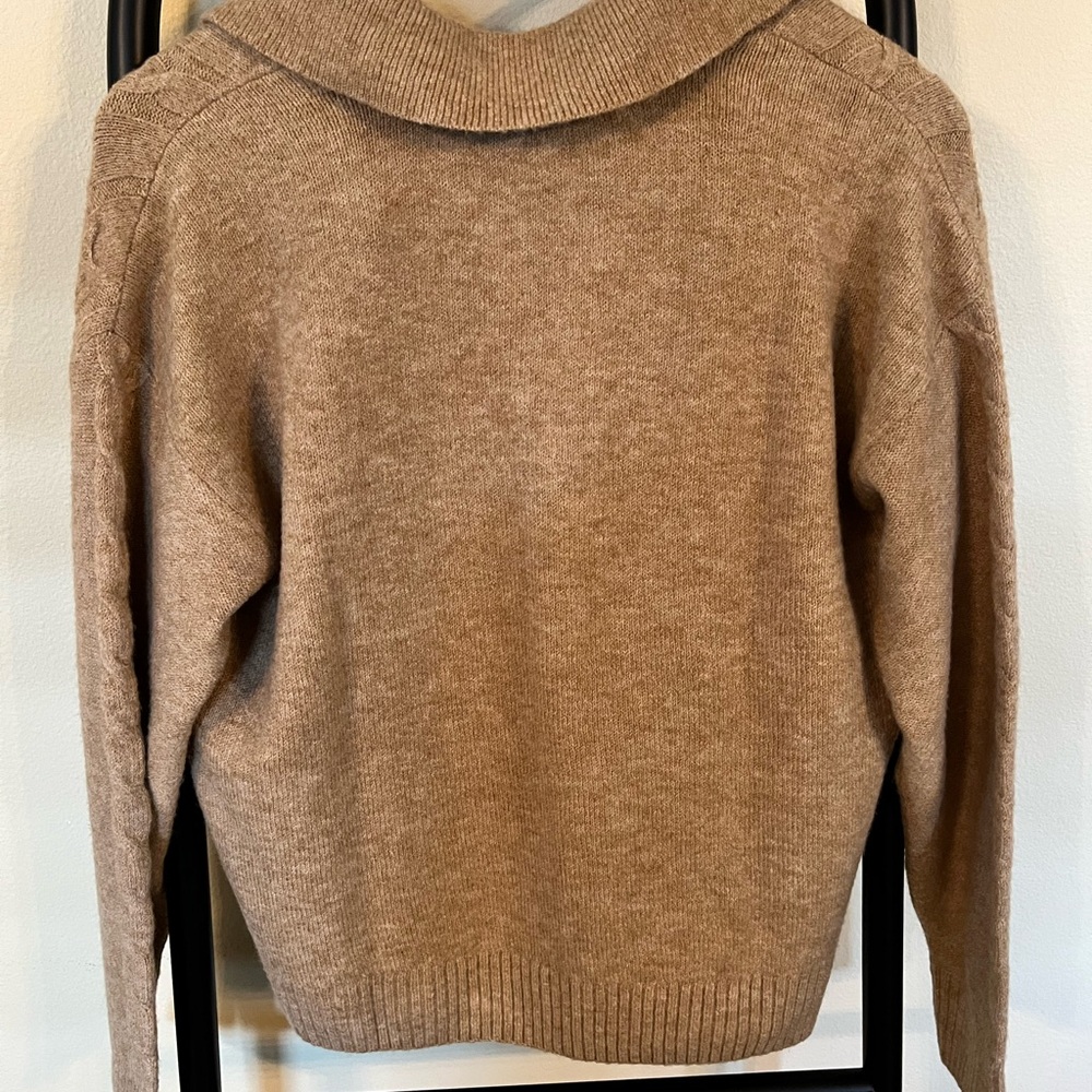 CeCe Tan Knit Sweater - Picture 2 of 7
